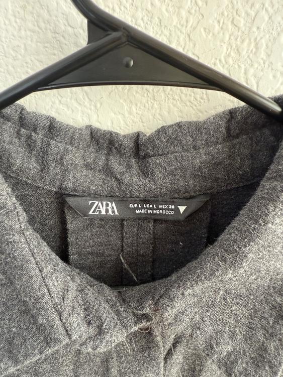 OVERSIZED FLANNEL SHIRT - Image 4