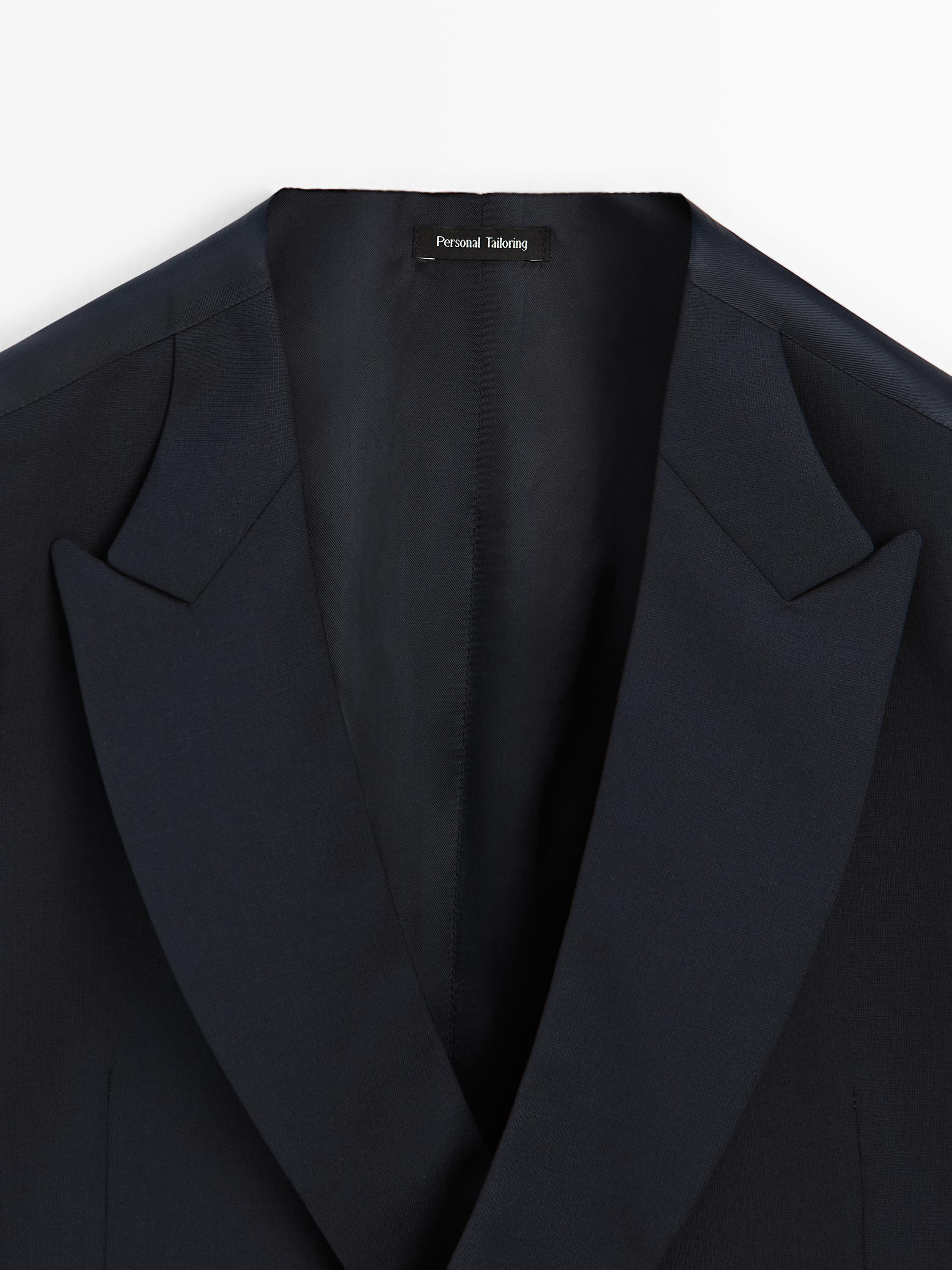 Cool wool blend suit waistcoat