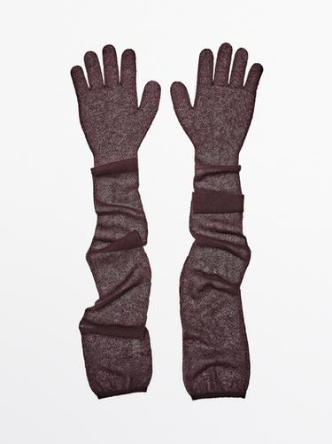 Guantes largo punto - STUDIO - varios de Zara