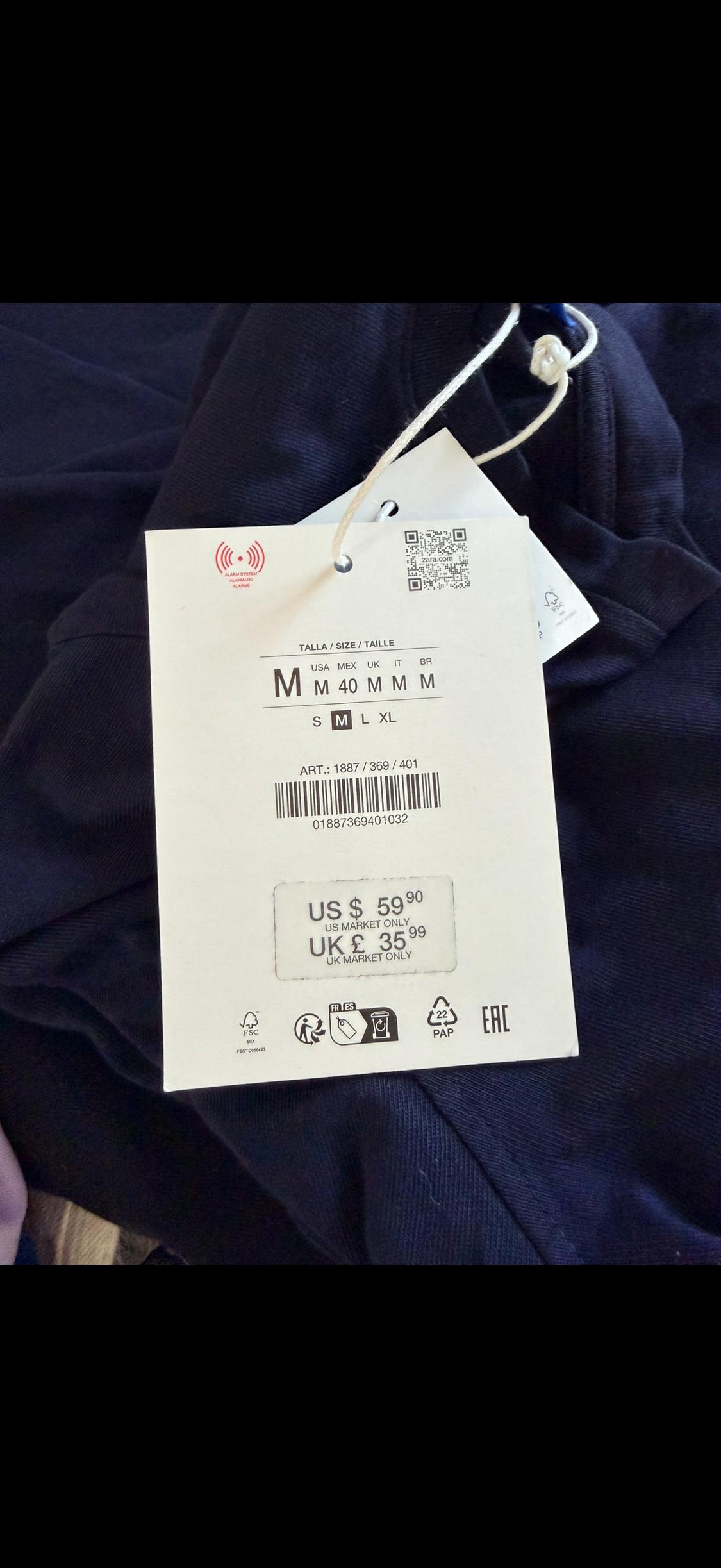 AARON LEVINE X ZARA LONG SLEEVE POCKET T-SHIRT - Image 4