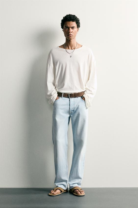 FLOWING RELAXED FIT T-SHIRT - White by Zara - Image 0