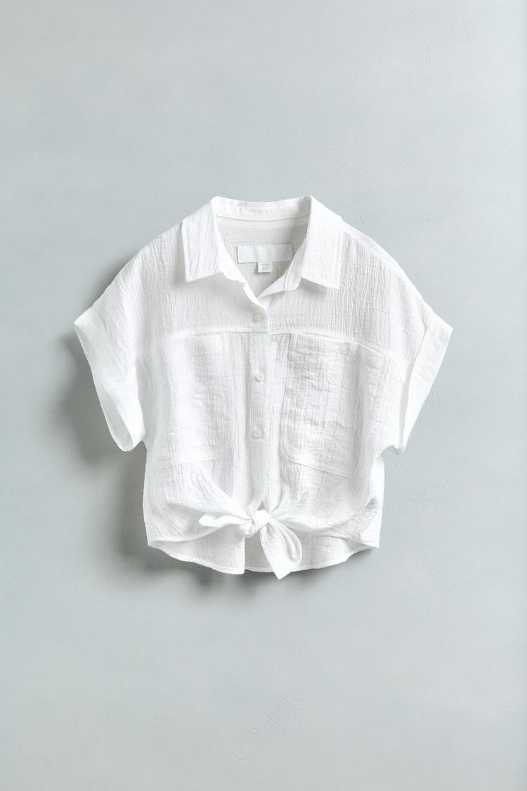 Knot Tee in White