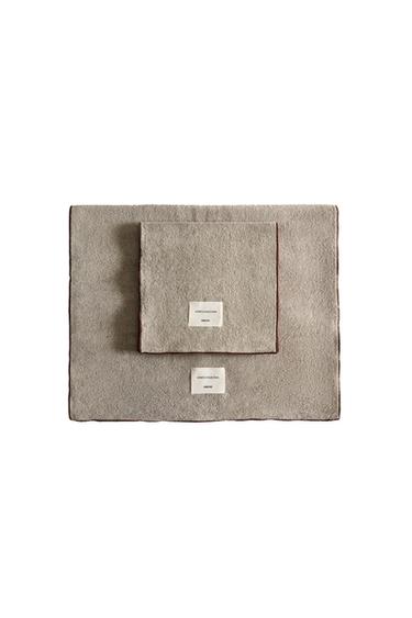 COTTON GYM TOWEL - Grey by Zara
