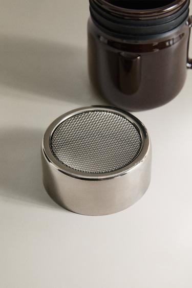 STONEWARE COFFEE SPICE SHAKER - Brown by Zara - Image 2