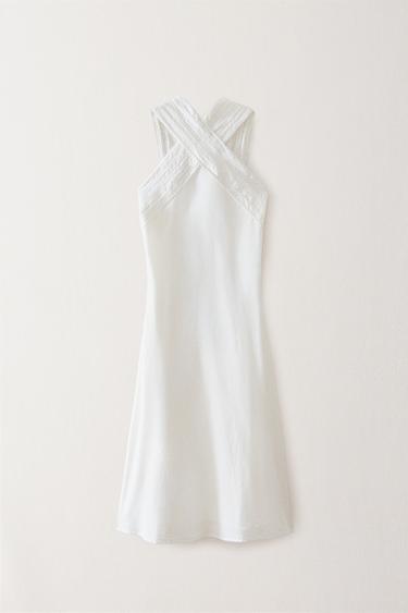 CHEMISE DE NUIT DENTELLE - Écru de Zara - Image 4