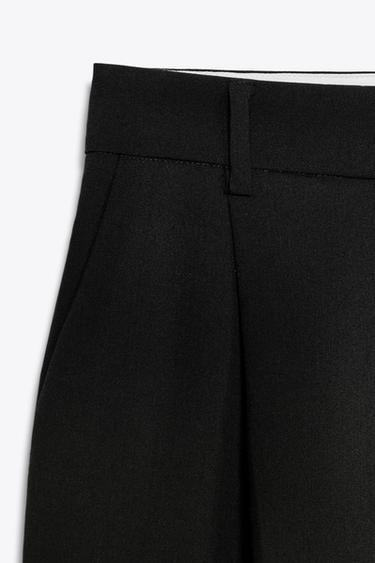 DARTED TROUSERS - Black by Zara