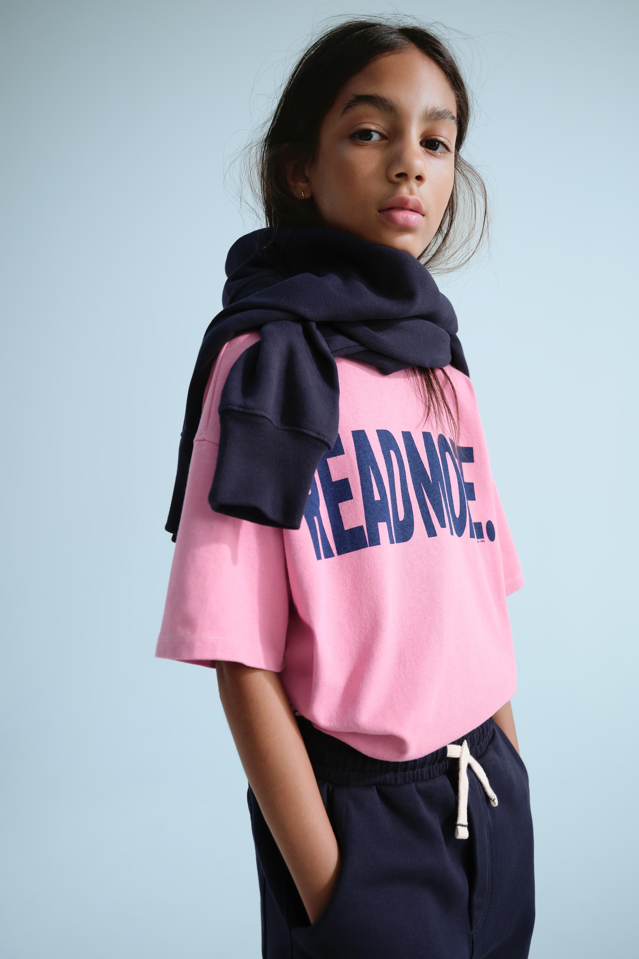 0FR. PARIS X ZARA TEXT PRINT T-SHIRT