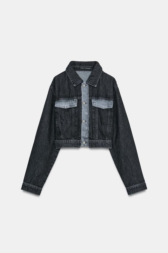 Z1975 CONTRAST SHORT DENIM JACKET