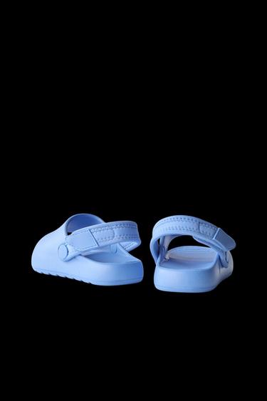 RUBBER SLIDERS - Blue by Zara