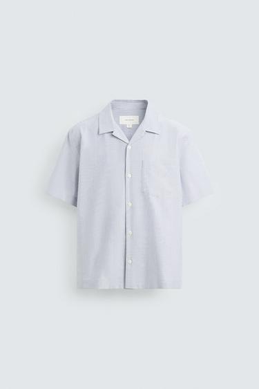 STRIPED OXFORD SHIRT - Stripes by Zara