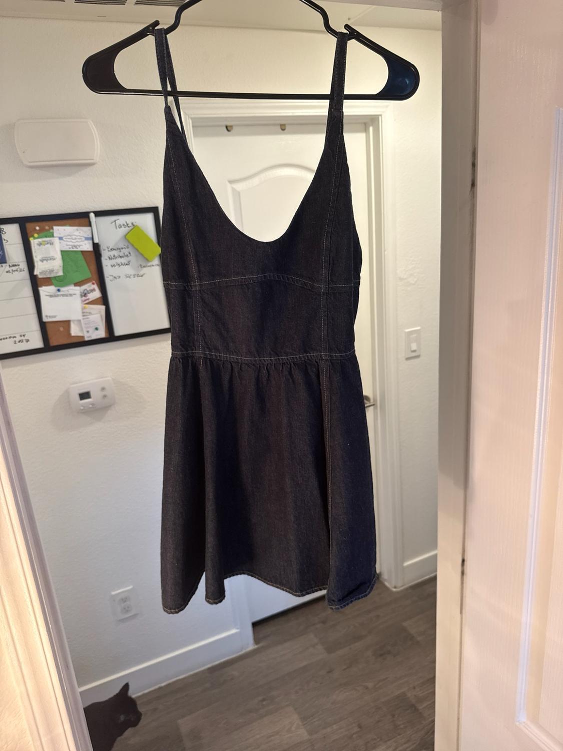 TRF DENIM SWING DRESS - Image 2