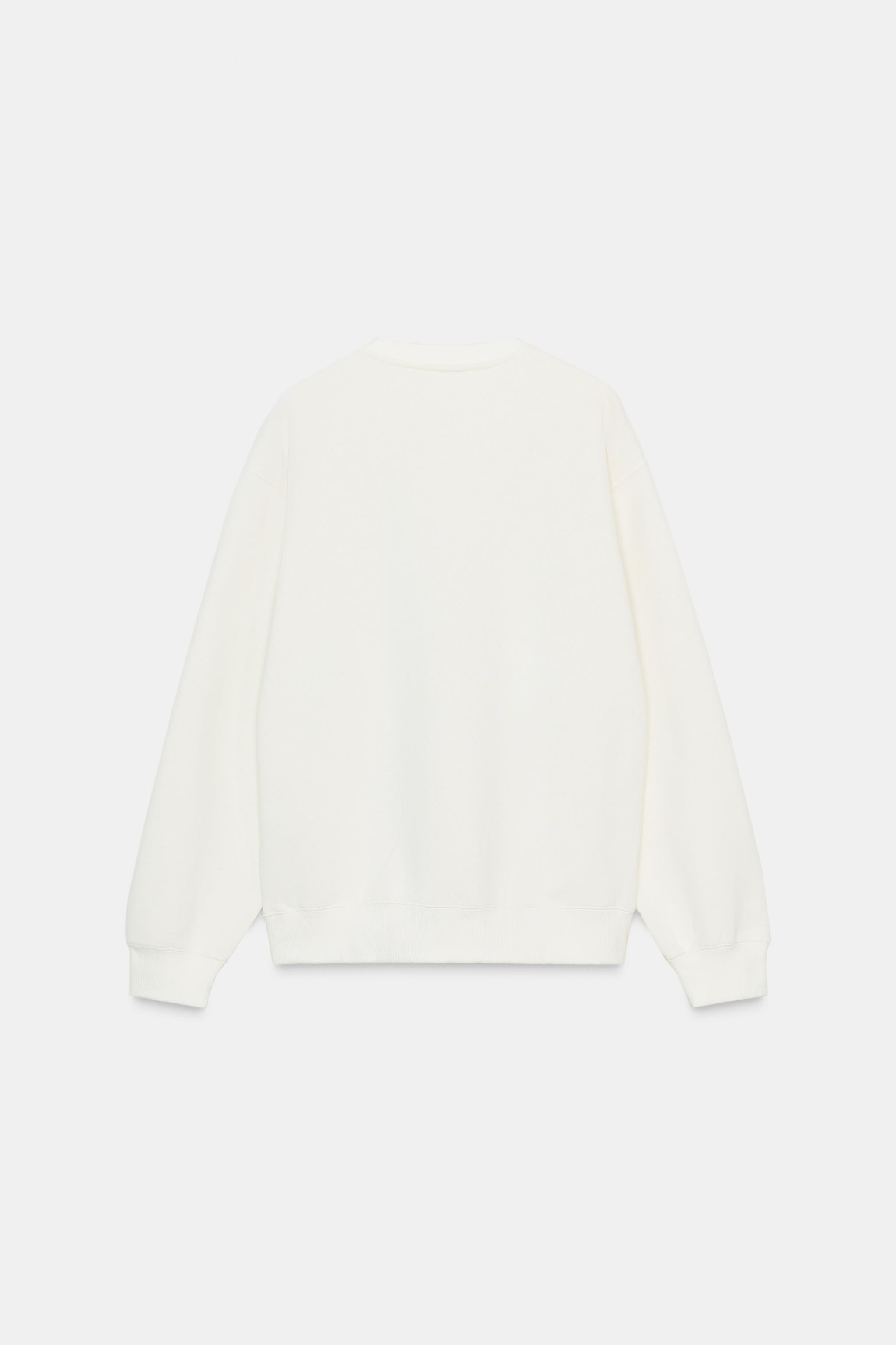 CONTRASTING BOW SWEATSHIRT