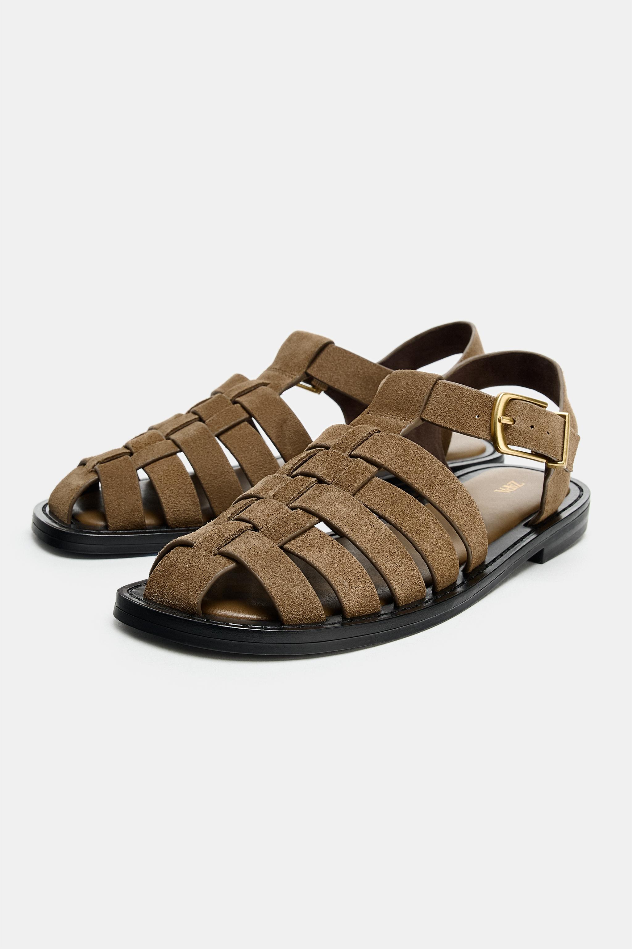 SPLIT LEATHER FISHERMAN SHOES