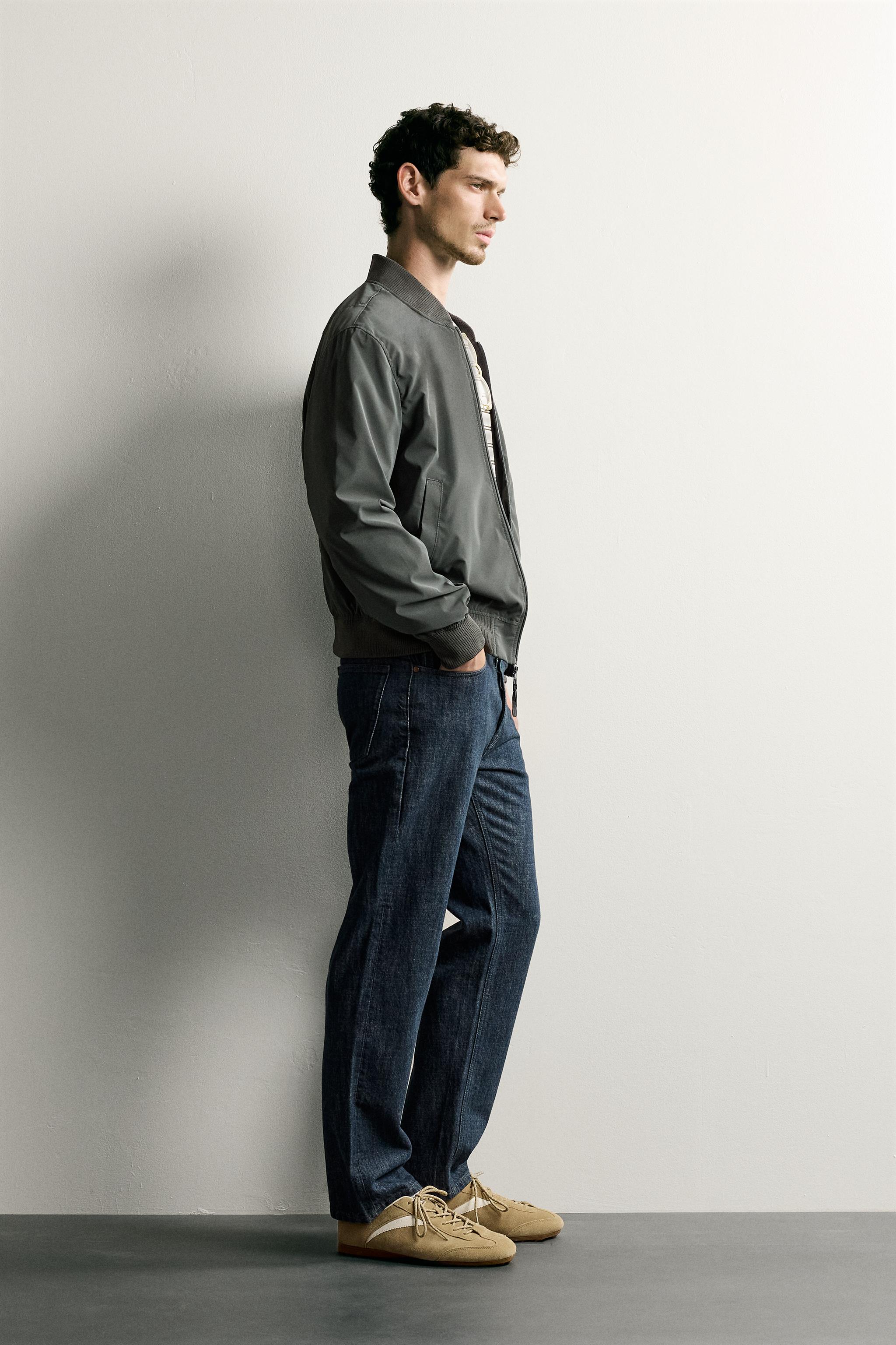 Мужские куртки Zara TECHNICAL BOMBER JACKET — фото 4