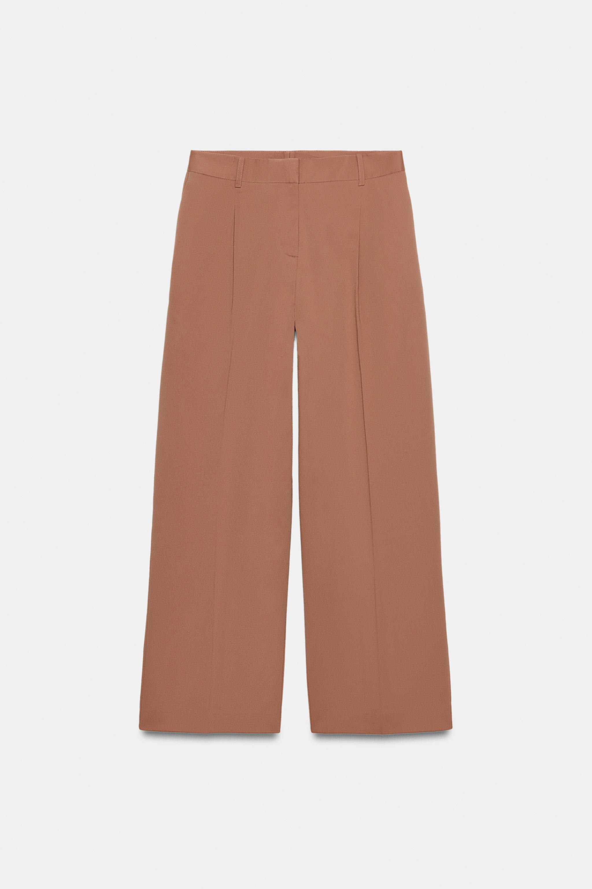 PANTALON DROIT À PINCES