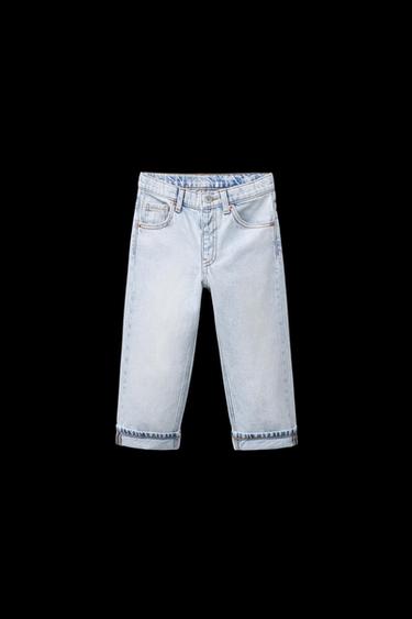 STRAIGHT-LEG JEANS - Light blue by Zara - Image 0