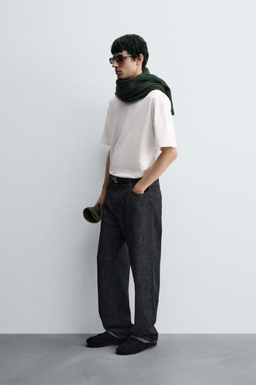 T-SHIRT À PIÈCE BRODÉE - Blanc de Zara - Image 3