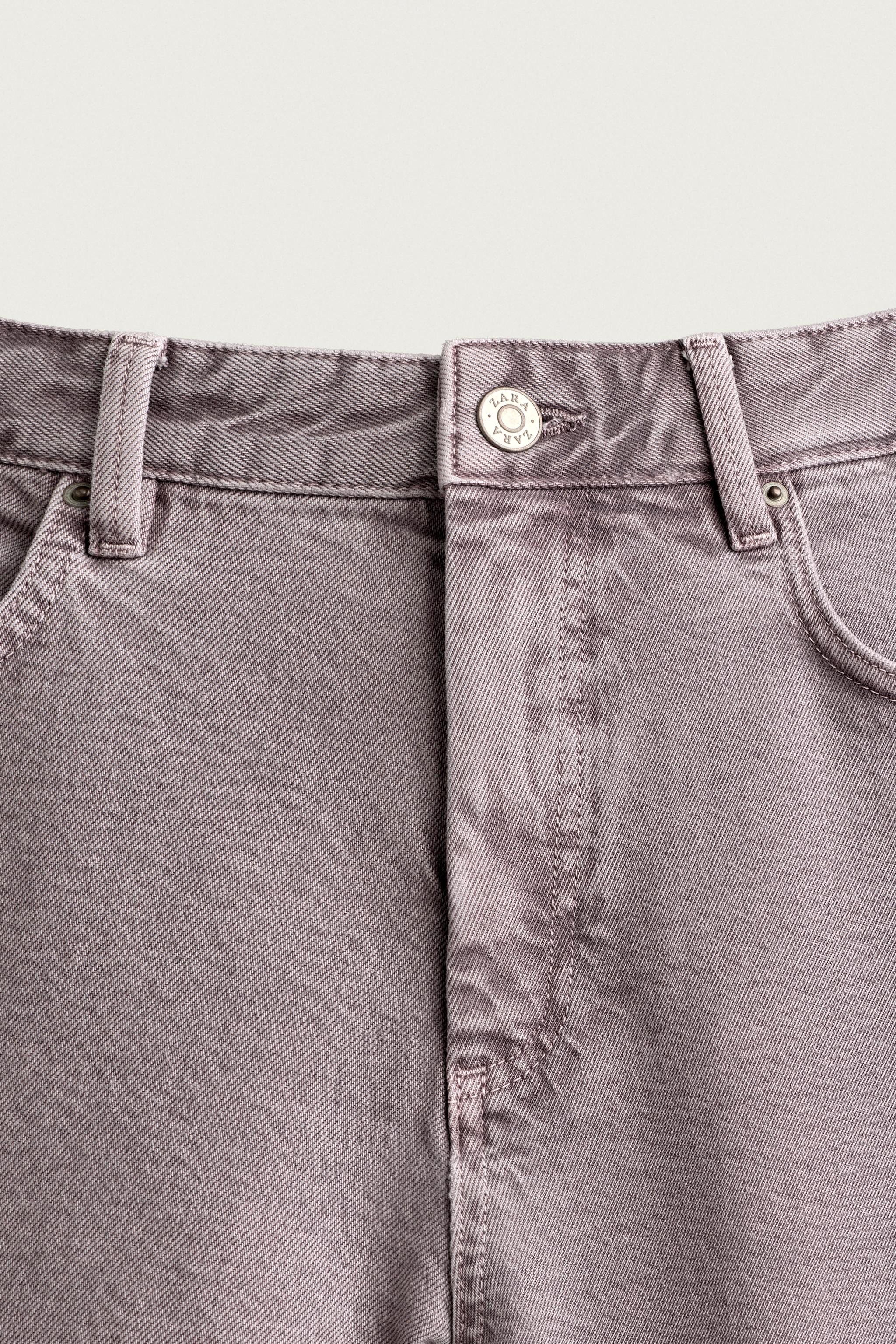 WASHED STRAIGHT FIT PANTS