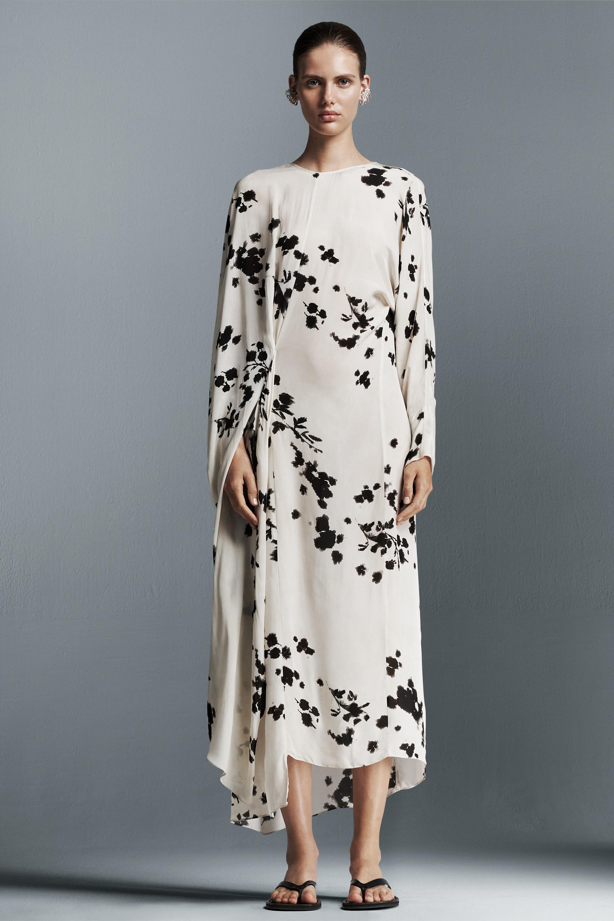 Zara Printed buy MIDI Dress Summer 2022