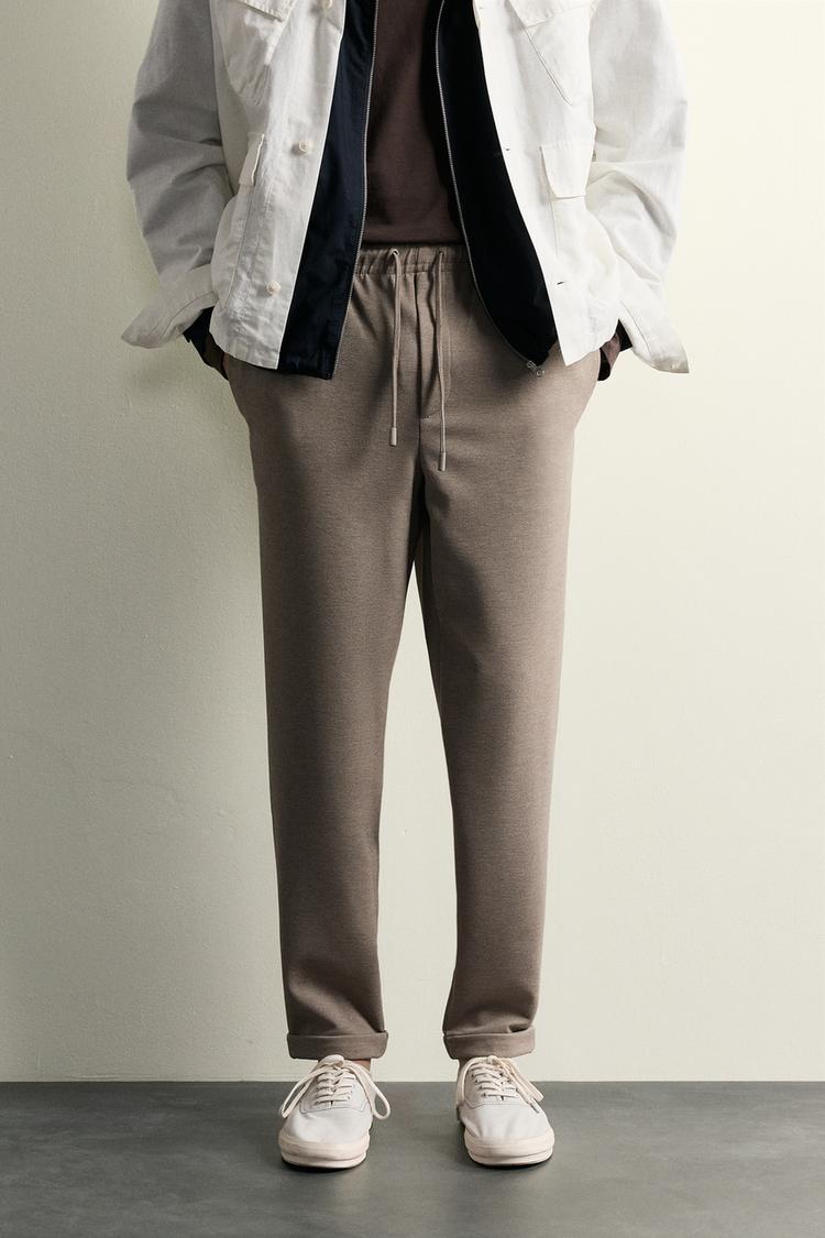 Pantalones jogger de cintura fácil cuidado 2