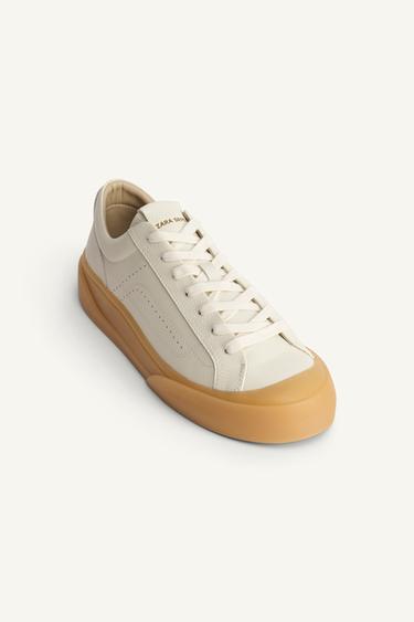 LTHR SNKRS 14 - Blanc ivoire de Zara - Image 4