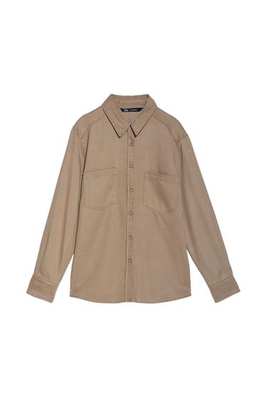 SHIRT WITH METALLIC BUTTONS