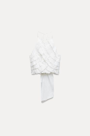HALTER TOP - White by Zara