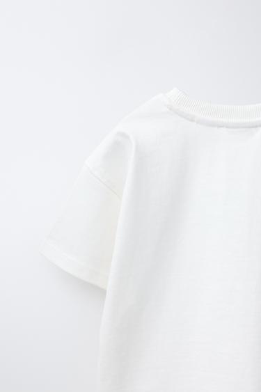 T-SHIRT IMPRIMÉ ANIMALIER - Blanc cassé de Zara - Image 3