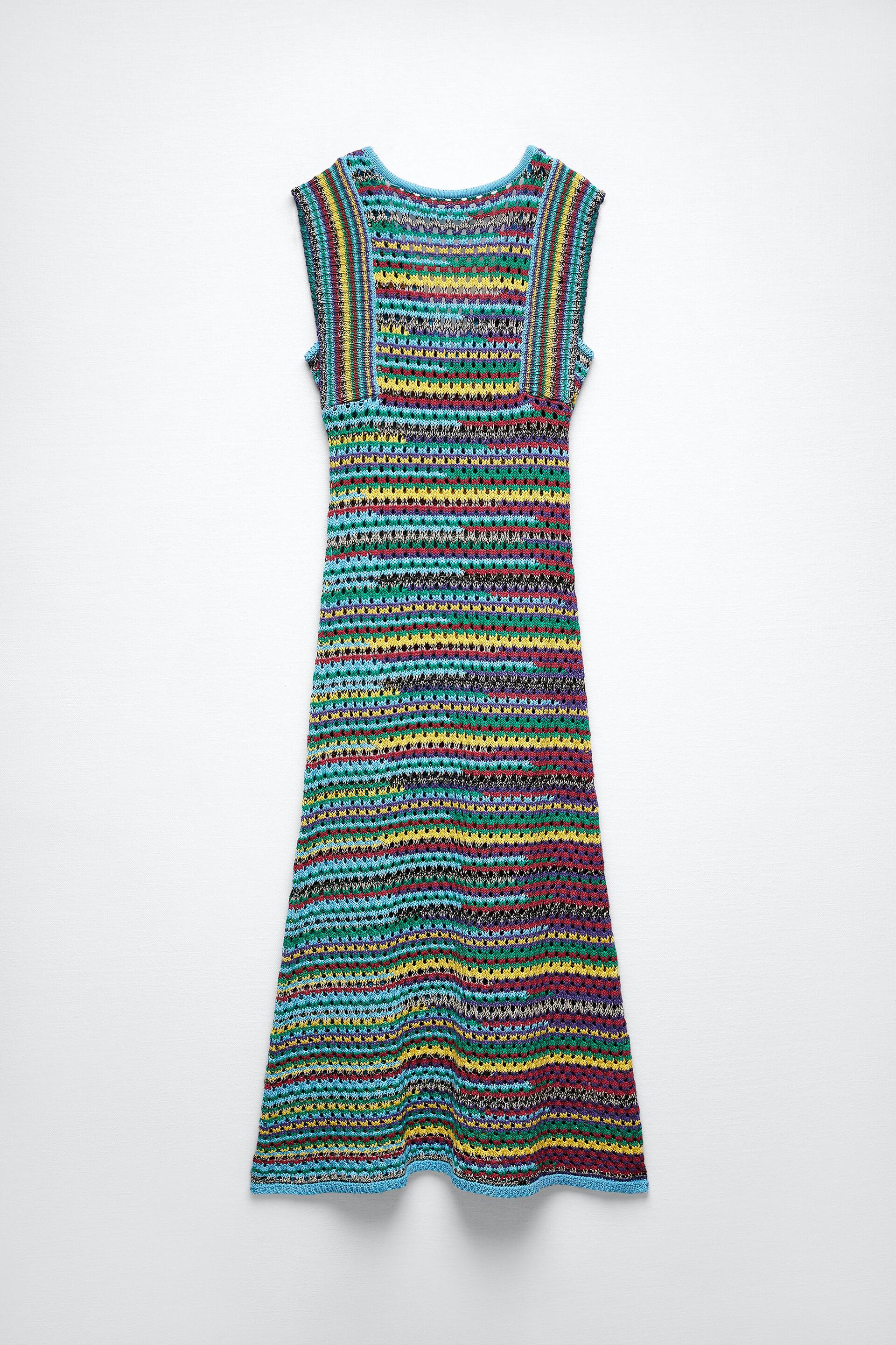 MULTICOLOR KNIT DRESS - Multicolored | ZARA United States