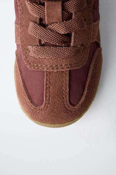 CONTRAST TRAINERS - Brown by Zara - Image 4