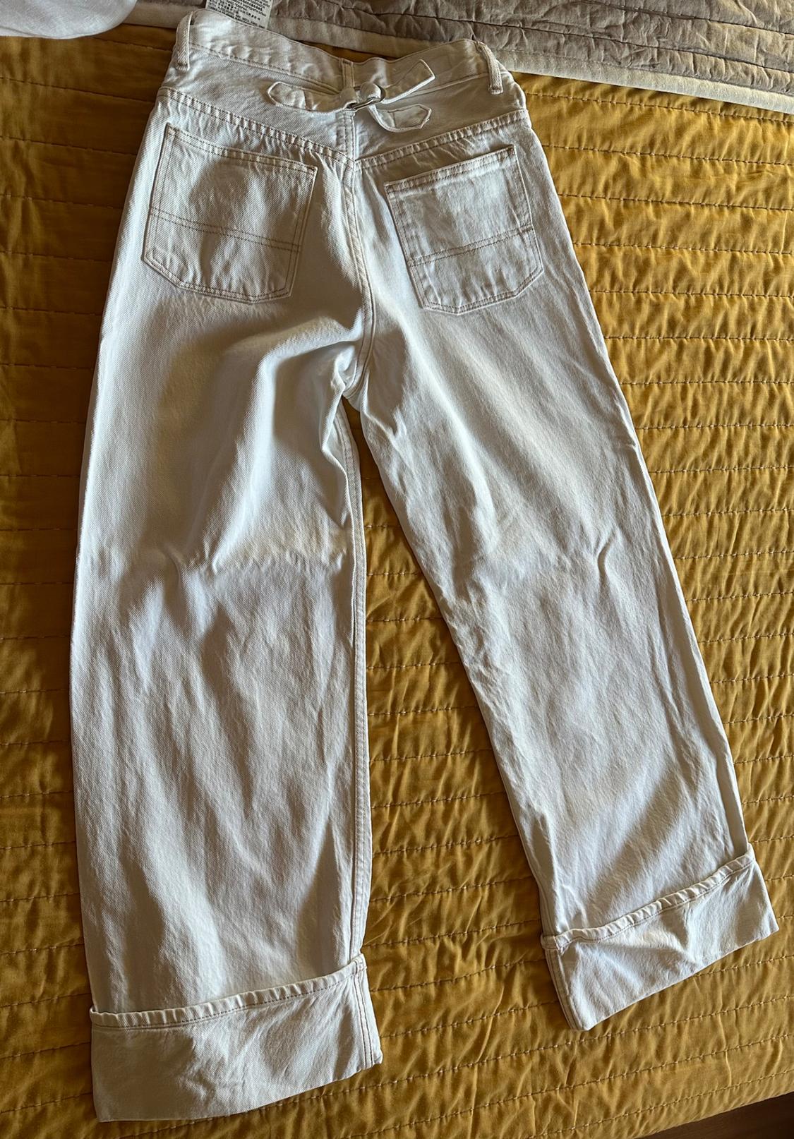 TRF HIGH-WAIST TURN-UP JEANS - Image 4