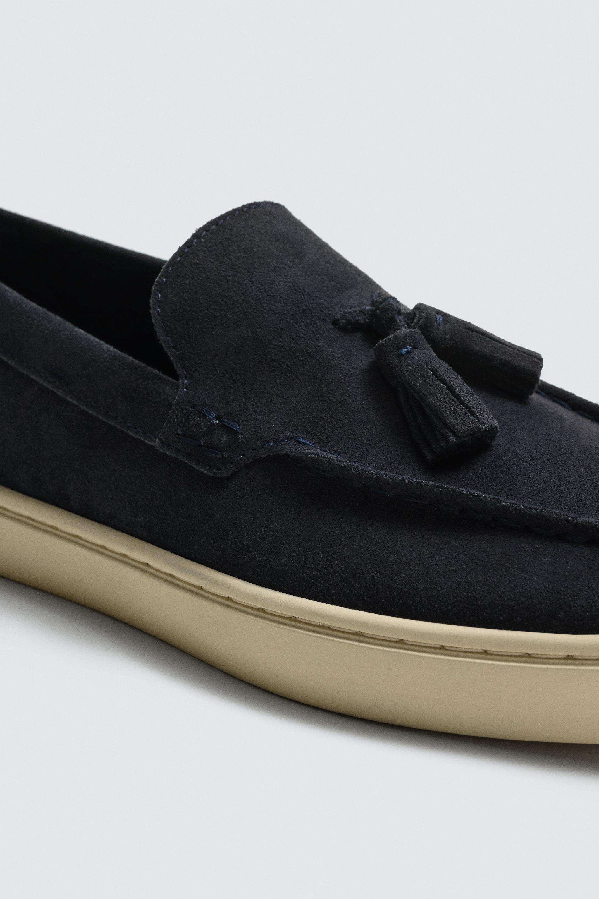 CASUAL LEATHER TASSEL LOAFERS