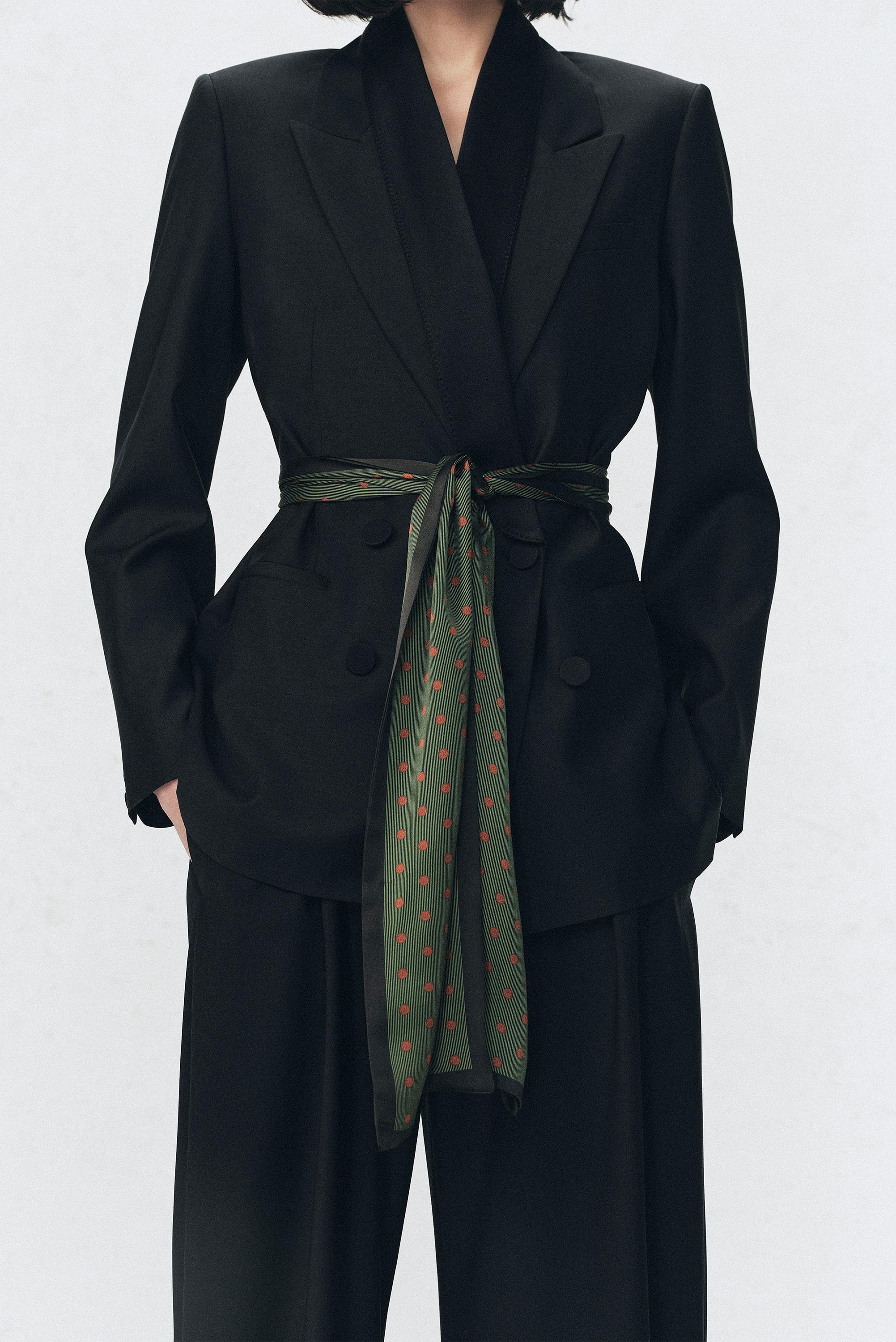 シルクスカーフ SOSHIOTSUKI X ZARA - グリーン | ZARA Japan / 日本