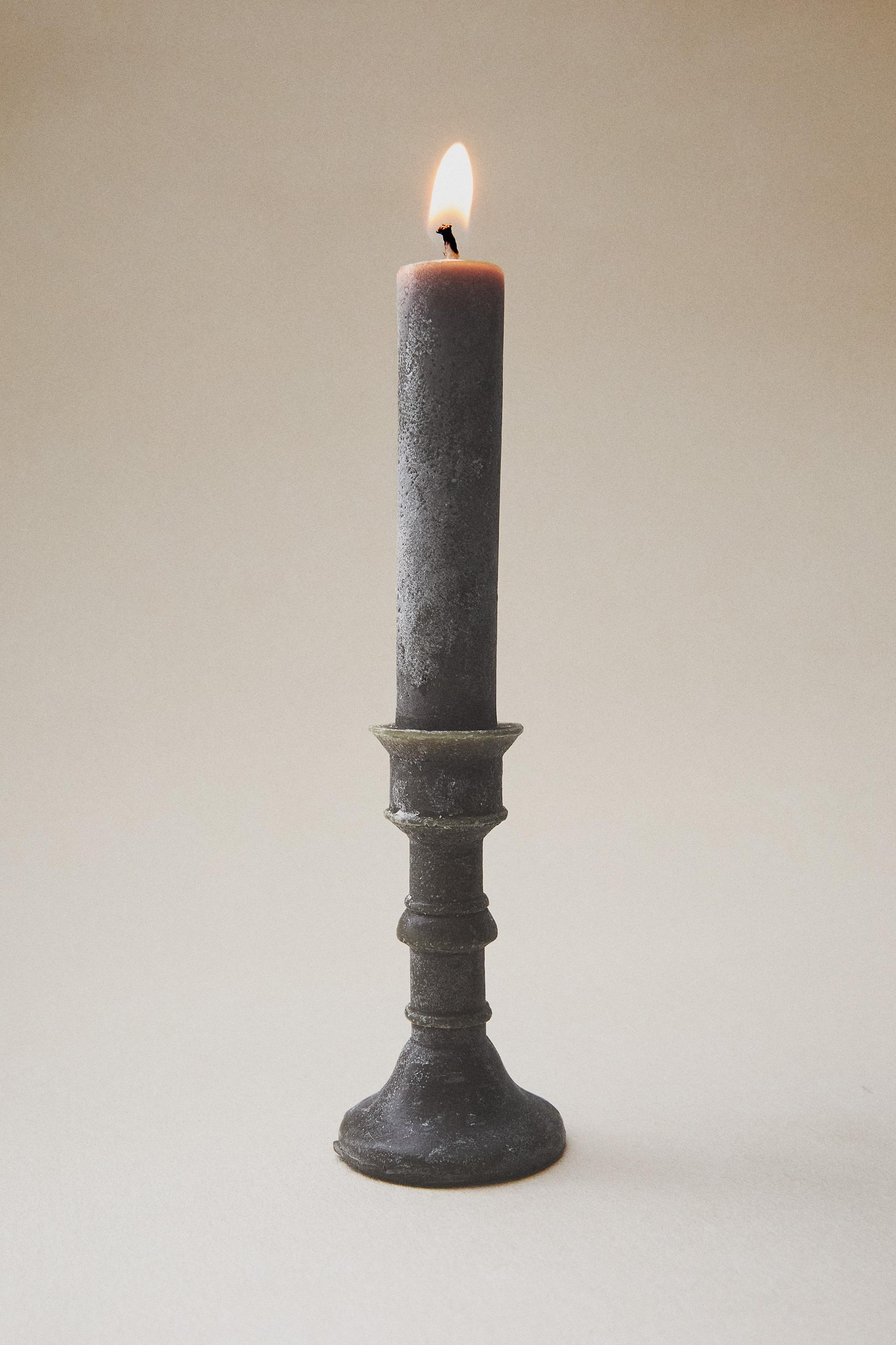 BASILICUM DECORATIVE CANDLESTICK CANDLE PACK (PACK OF 3)