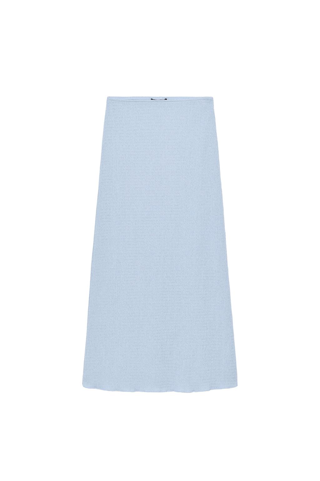 TEXTURED MIDI SKIRT - image 3