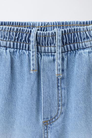 BERMUDA EN DENIM BAGGY CARPENTER - Bleu de Zara - Image 2