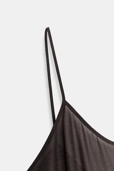 ZW COLLECTION VOLUMINOUS DRAPED DRESS - Brown by Zara - Image 5