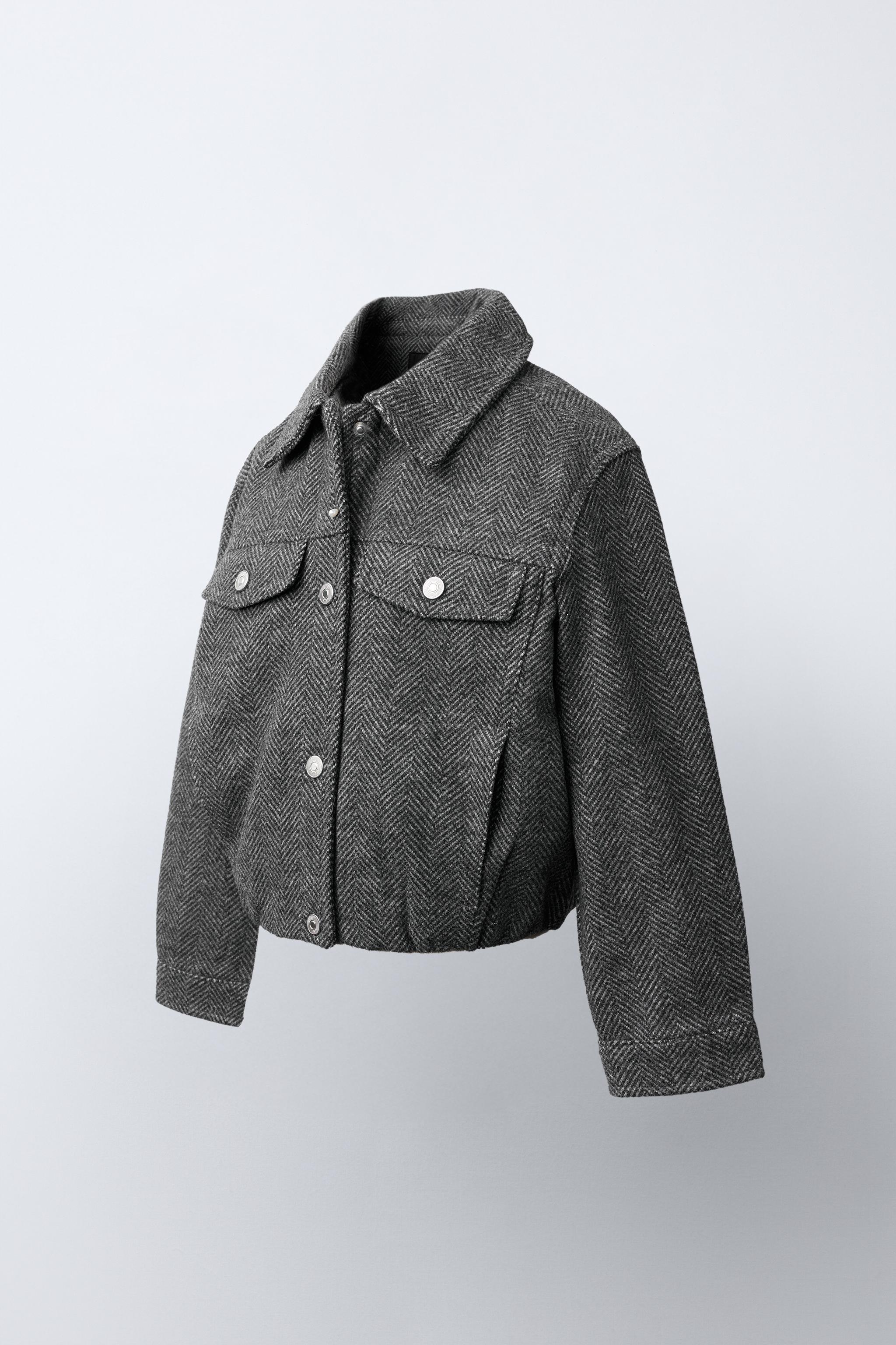 SOFT BUBBLE JACKET — Black / White