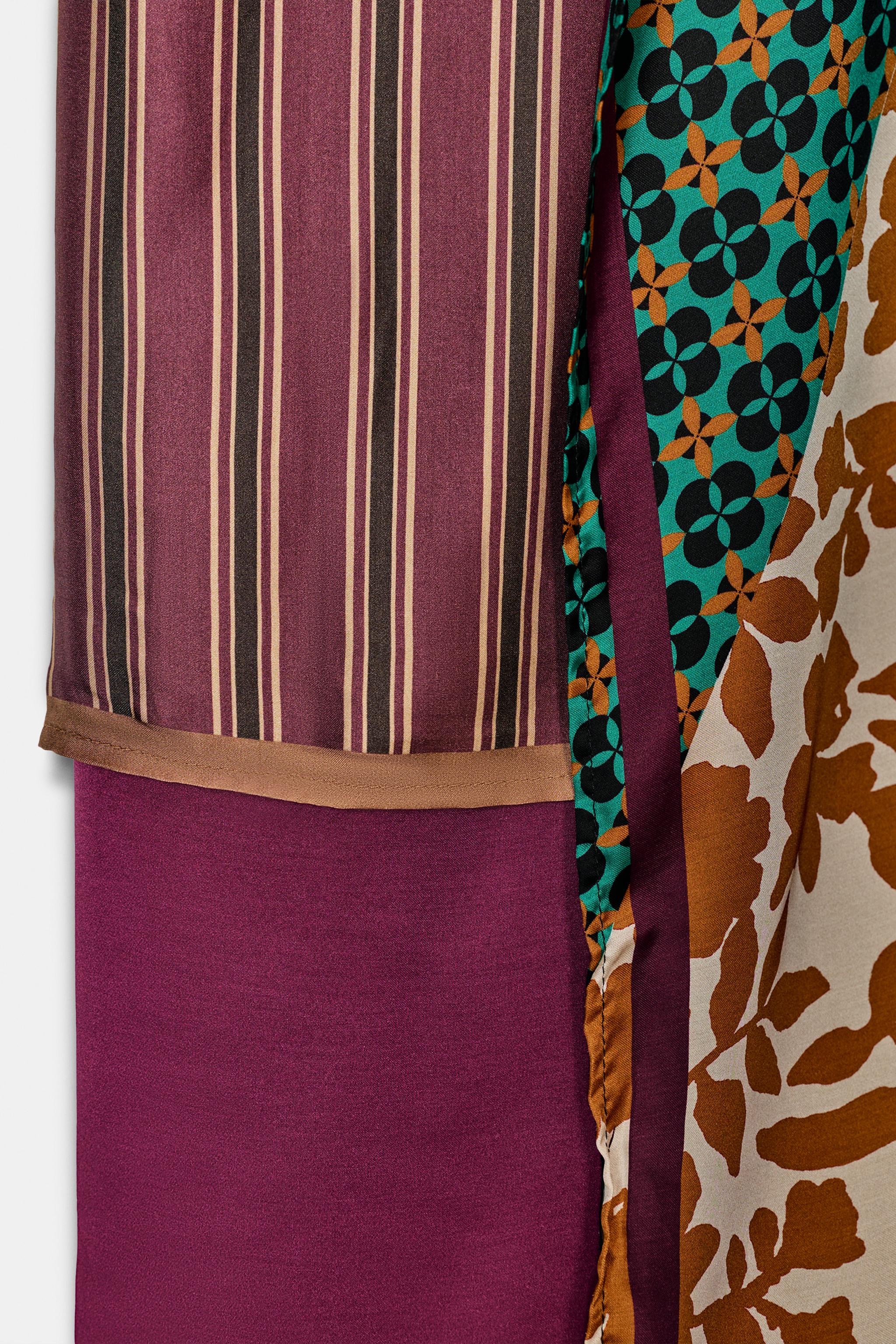 PARÉO-FOULARD À IMPRIMÉ