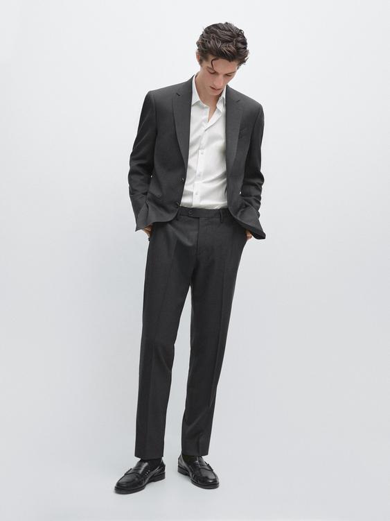 Cold wool suit trousers from Zara - $220