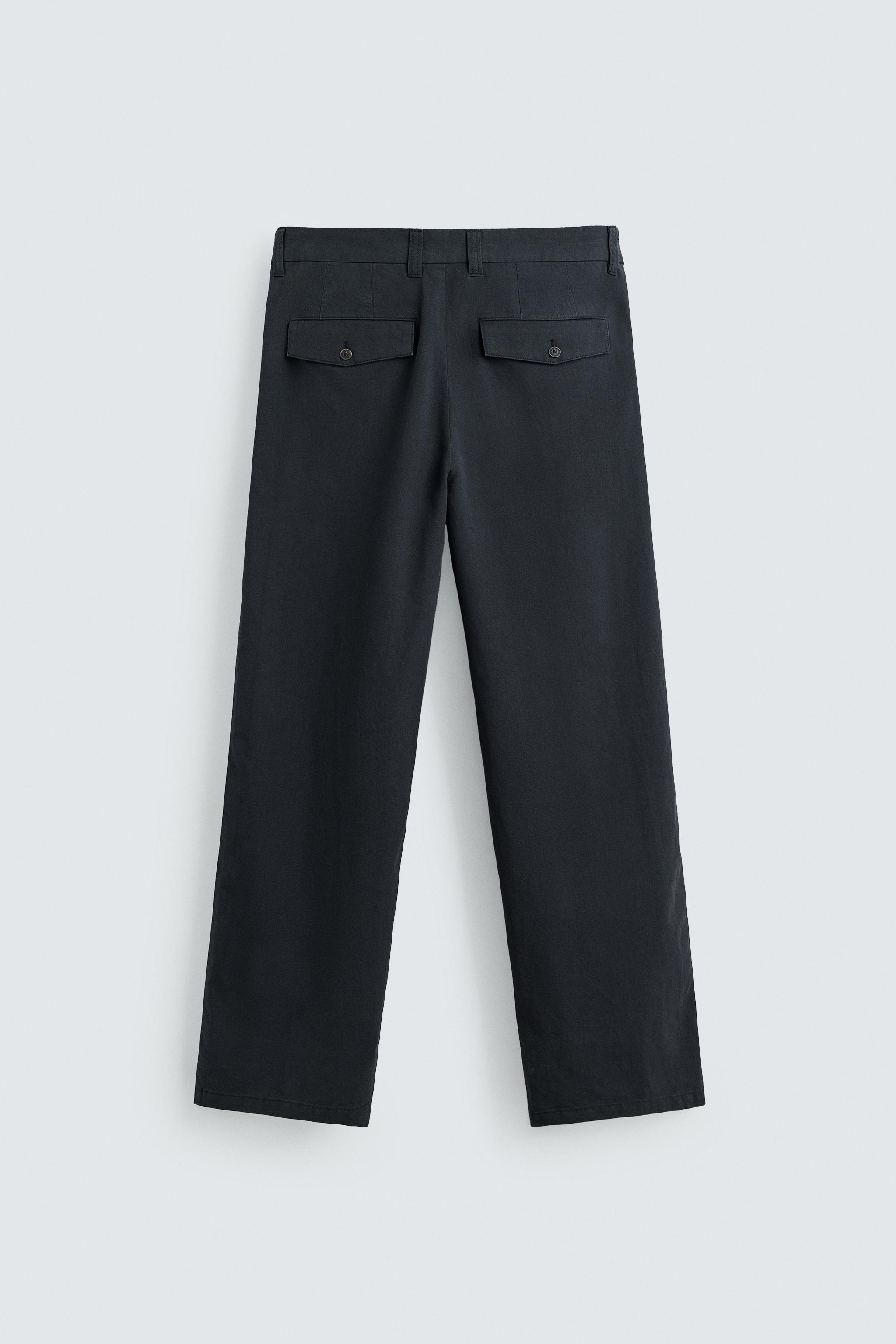 PANTALON REGULAR FIT STRUCTURÉ
