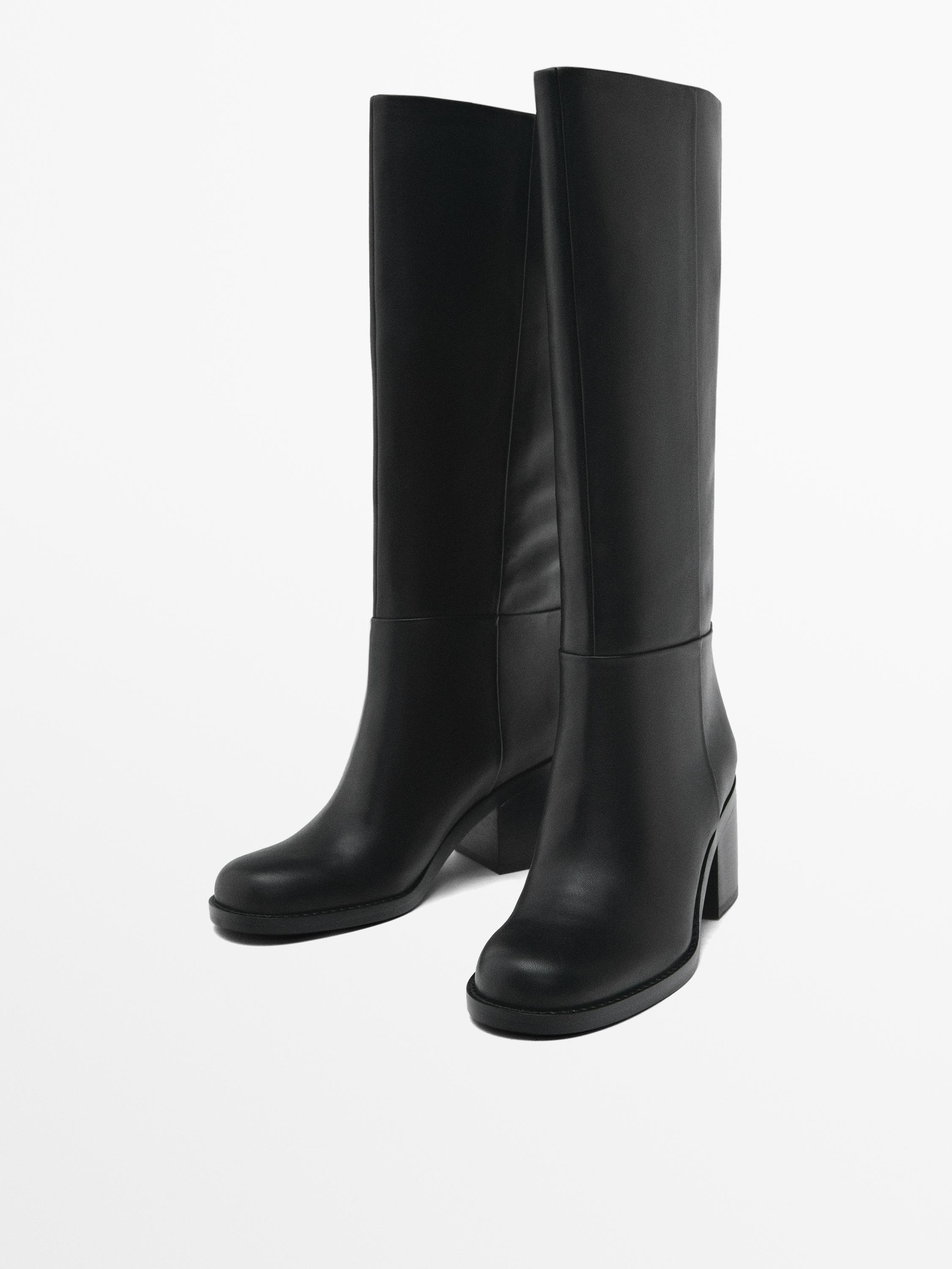 Bottes talon large
