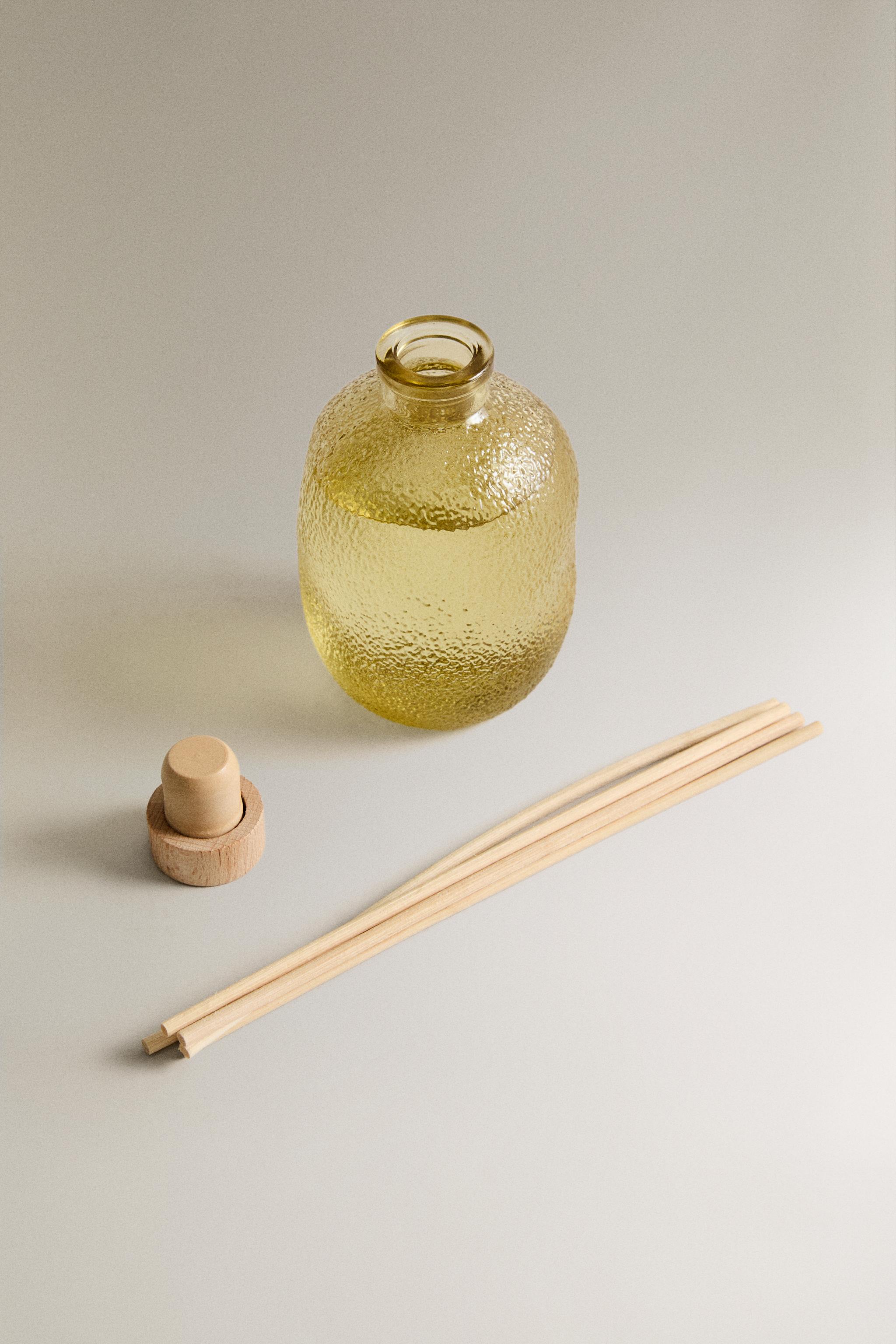 (180 ML) INCENSE & ORANGE REED DIFFUSERS — Dark orange