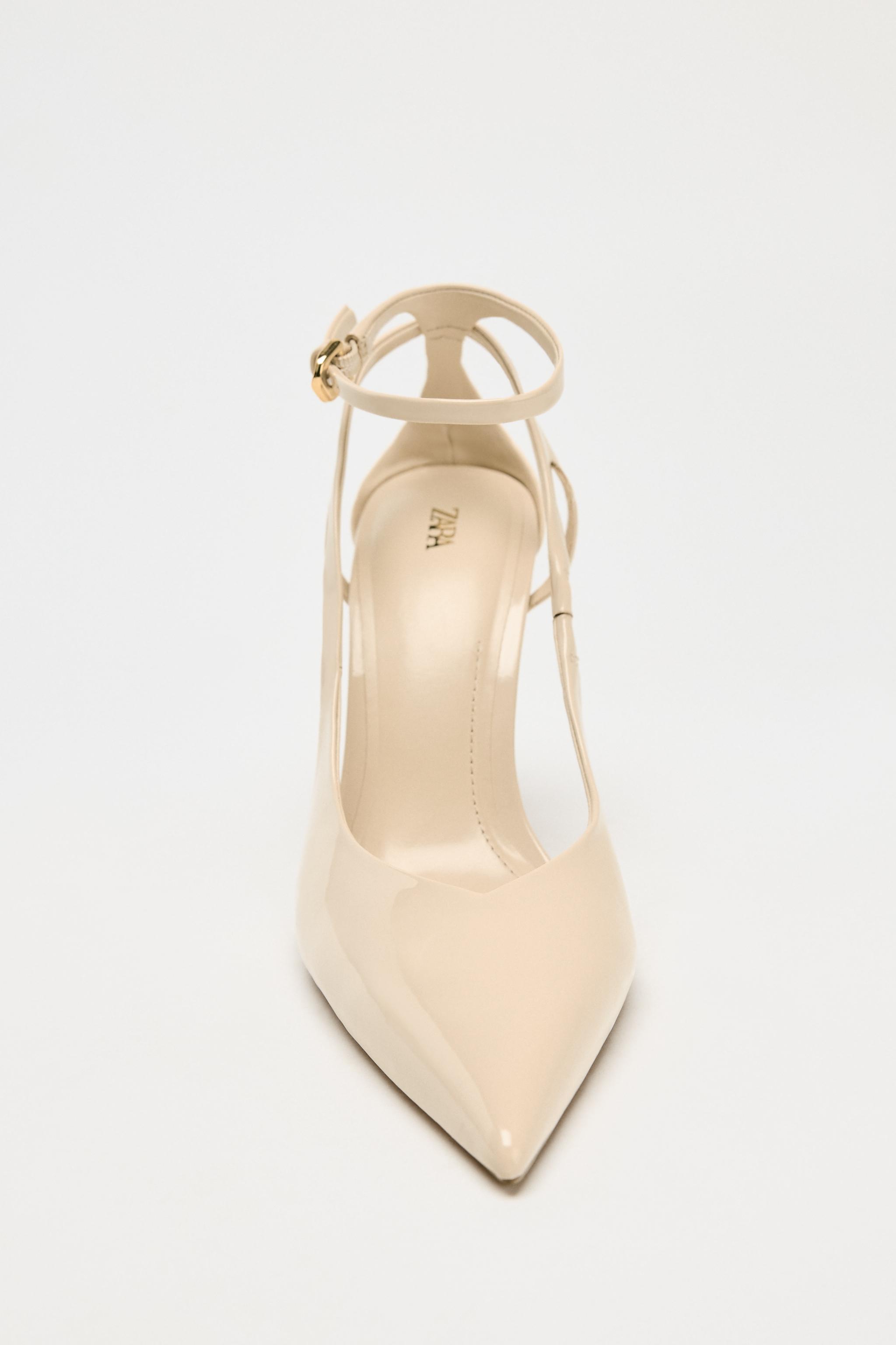 ZARA エナメルレザー風ハイヒールシューズ 3212/510 ZARA エナメルレザー風ハイヒールシューズ 3212/510 (ZARA