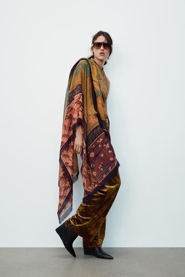 GEMUSTERTES TUCH MIT WOLLE - Bunt von Zara - Bild 0