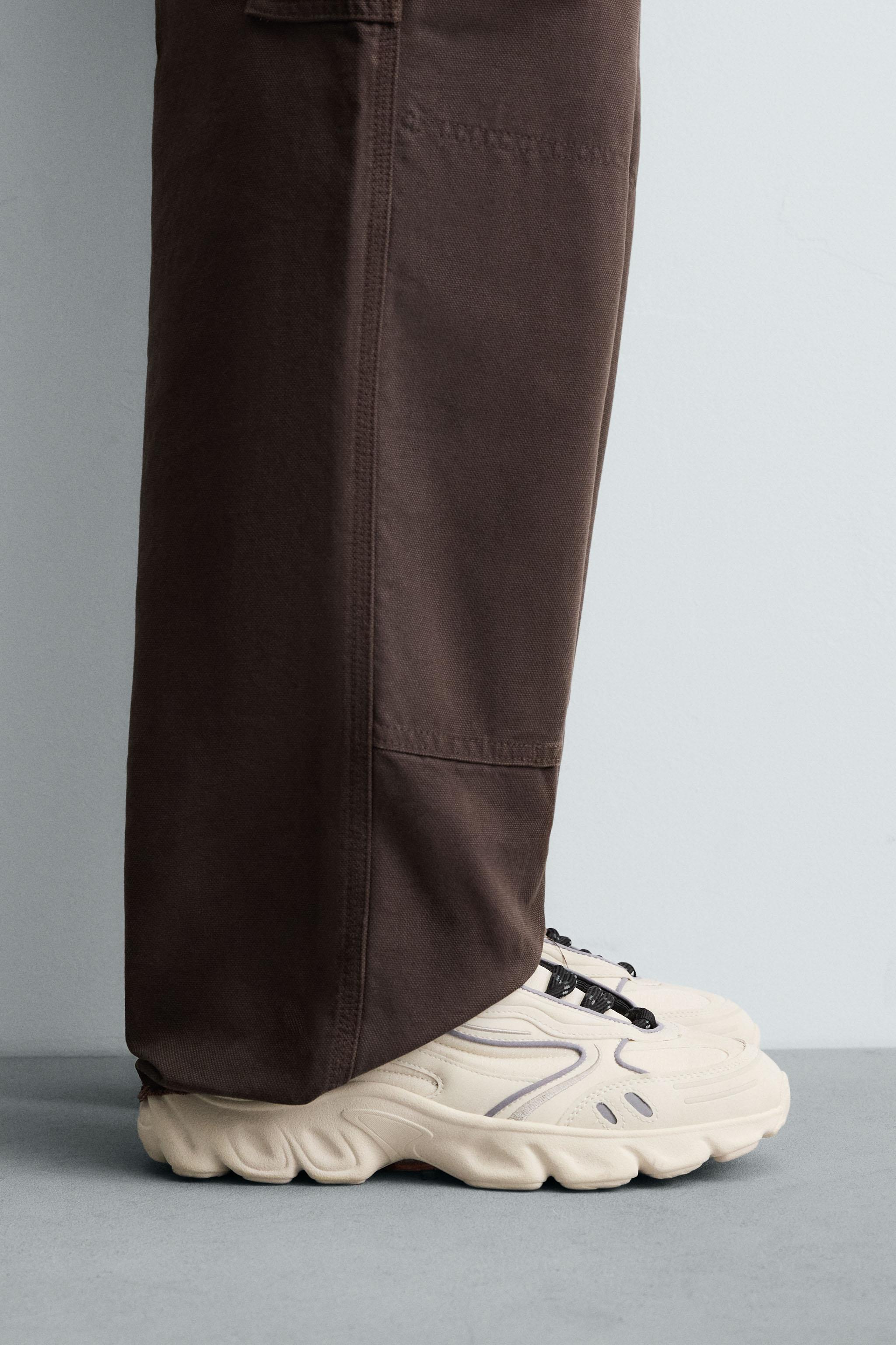 チャンキーソールスニーカー - ホワイト | ZARA Japan / 日本