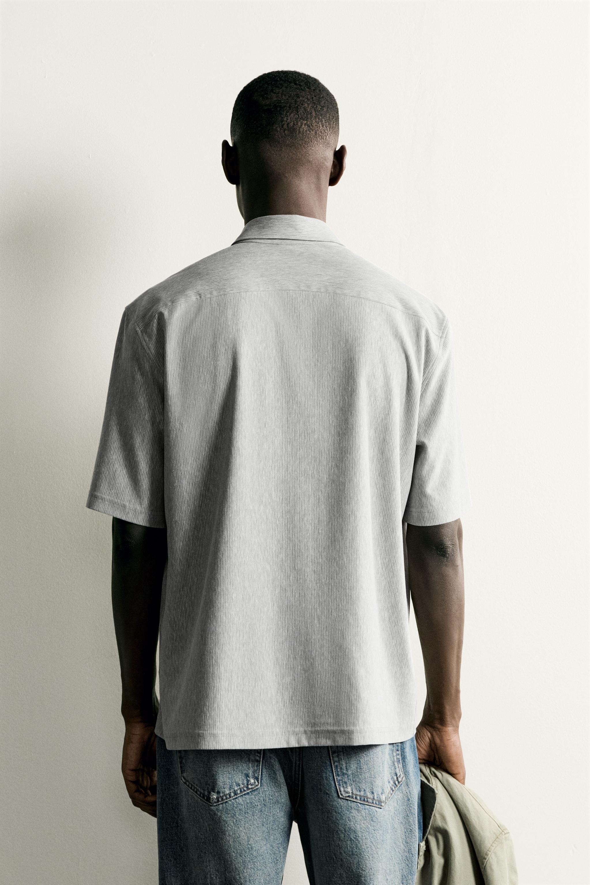 Мужские рубашки Zara COMFORT REGULAR FIT SHIRT — фото 3