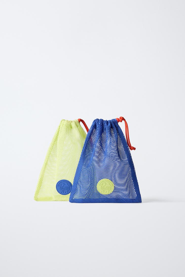 Paquete de bolsas de malla