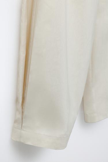 PENN © PLEATED TROUSERS - Stone by Zara - Image 3