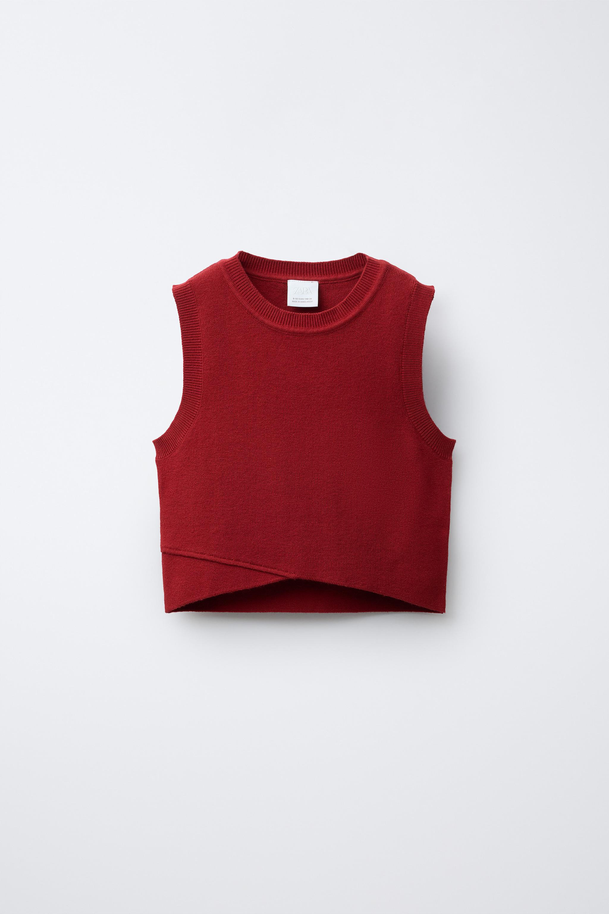 KNIT TOP - Red | ZARA South Africa